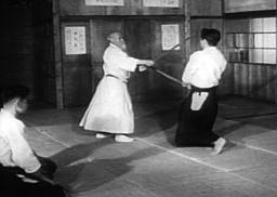 合気道開祖と斎藤先生の組杖